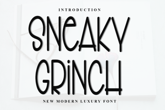 Sneaky Grinch Font - Featured Image