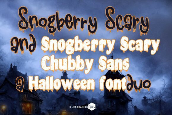 Snogberry Scary Duo Font - Featured Image