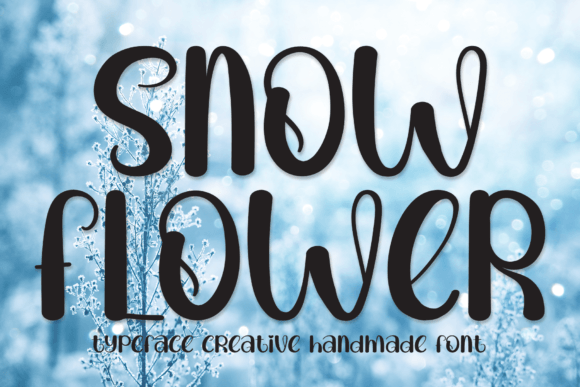 Snow Flower Font - Featured Image