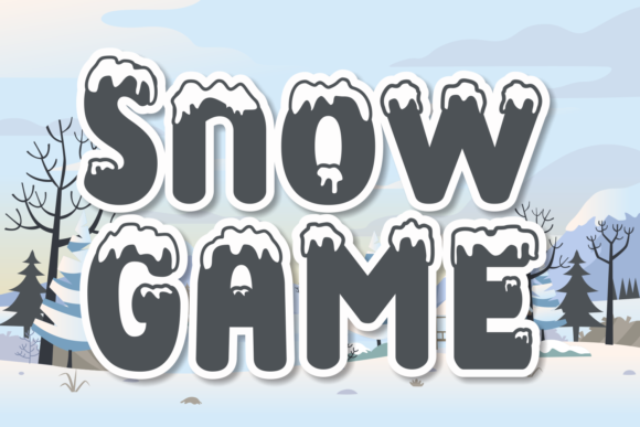 Snow Game Font - Featured Image